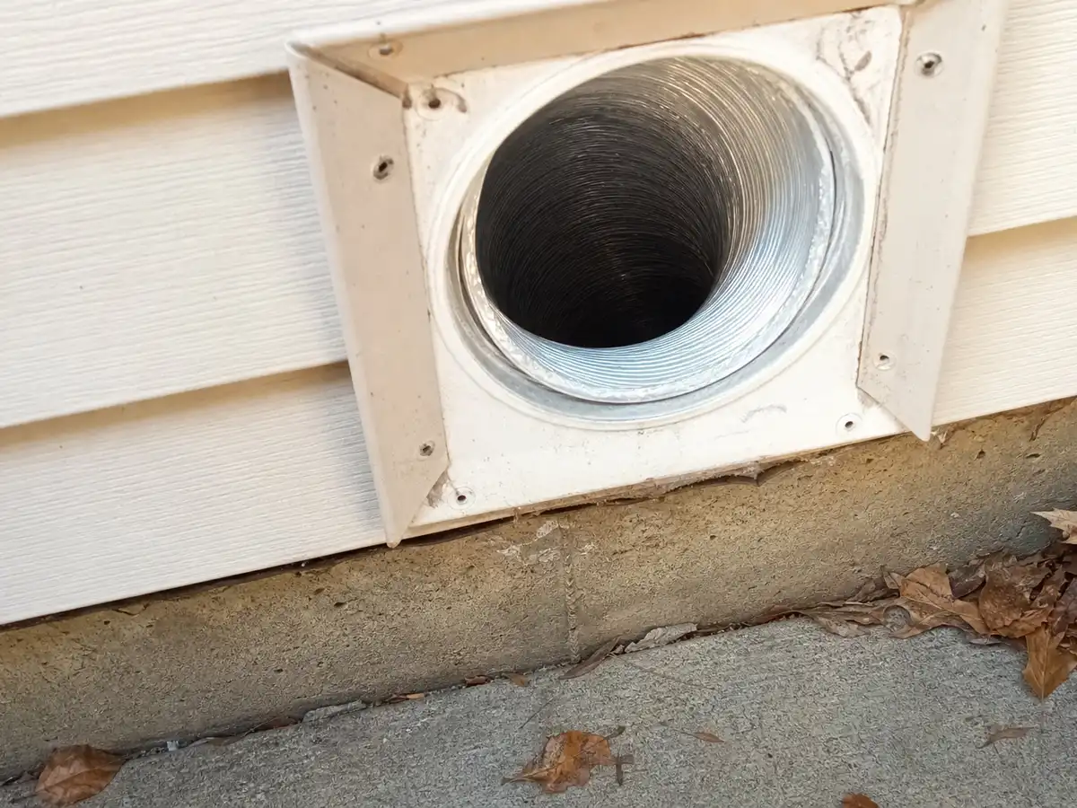Clear dryer vent hood back in service — completed job in Freehold Township, NJ